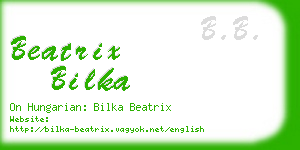 beatrix bilka business card